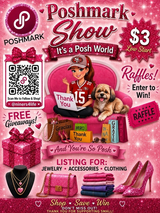 Jewelry - @Niners4Life  Posh Coming Out PARTY!! Mid-September -Click ❤️ & Share